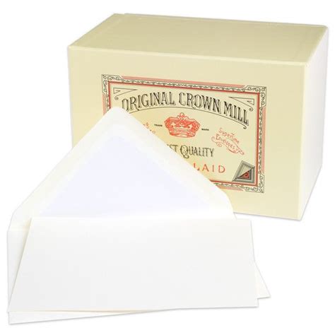 Original Crown Mill Paper Note Cards Presentation Boxes Cards