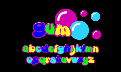 bubble custom font 601954 - Download Free Vectors, Clipart Graphics ...