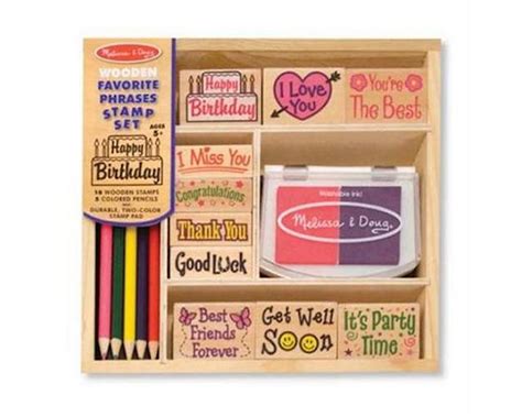 Melissa And Doug Wooden Princess Stamp Set Lci2418 Hobbytown