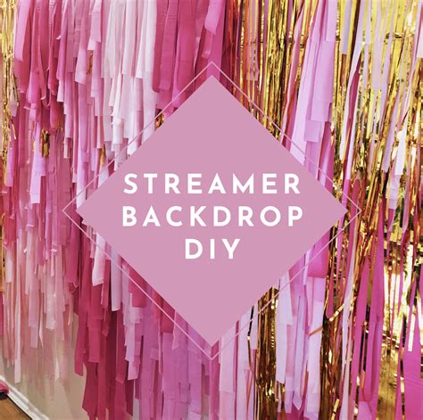 Streamer Backdrop Diy Artofit