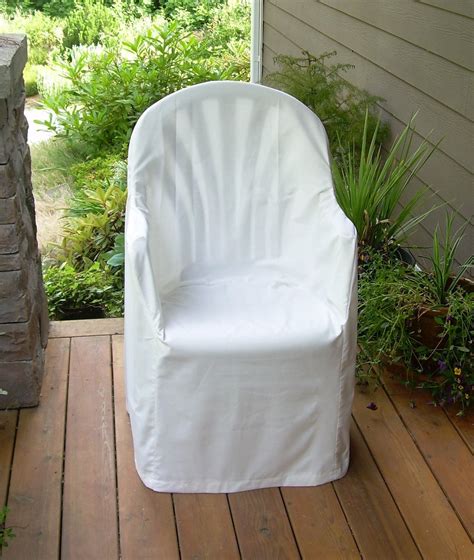 Hempcotton Slipcover For Outdoor Plastic Chair Etsy