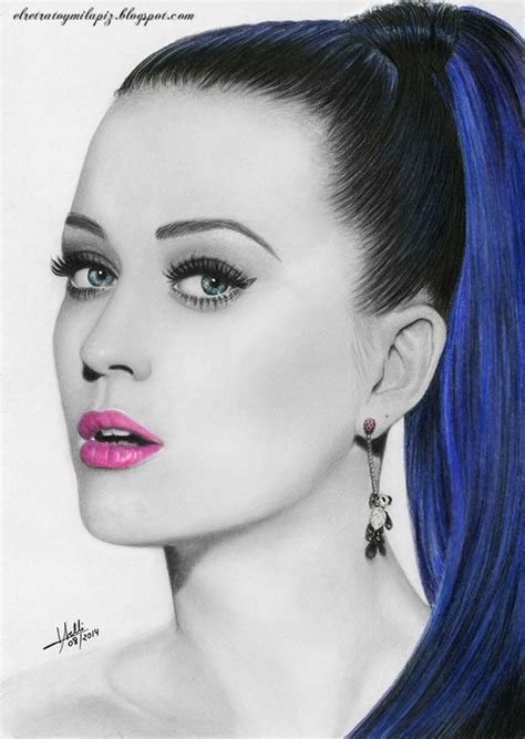 Drawing Portrait Katy Perry By Isabel Mr On Deviantart