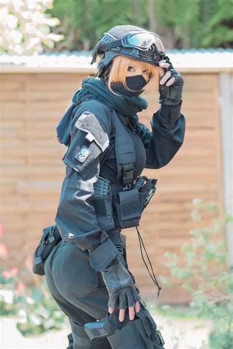 Tactical Cosplay Military Girl Cute Cosplay Cosplay Woman
