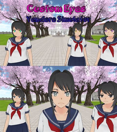 An Anime Character With Different Expressions In Front Of Cherry