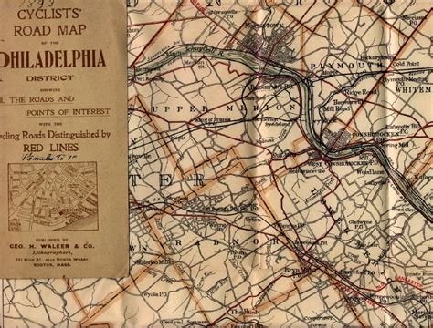 Early Road Maps Of Pennsylvania