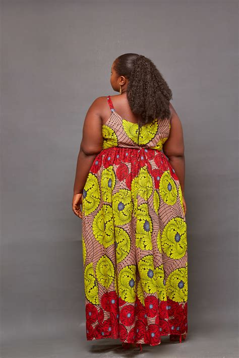 Plus Size African Queen Sweetheart Maxi Dress Kipfashion