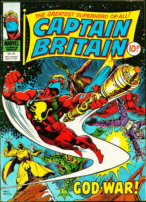 Captain Britain Number 36 Marvel Captainbritain Marveluk Comics