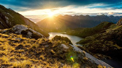 2560x1440 Fiordland Mountain Sunrise 1440p Resolution Hd 4k Wallpapers