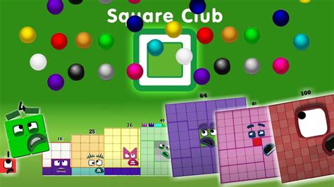 Numberblocks Step Squads Squares And Squares With Holes Clubs