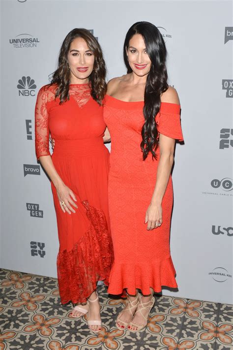 Brie And Nikki Bella At Nbcuniversals Press Junket In Los Angeles 11