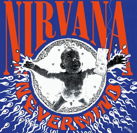 Nirvana Nevermind Concert Poster Music Gig Poster Etsy
