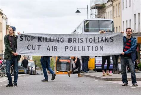 Air Pollution Protesters Bring Bristol Traffic To A Standstill Again