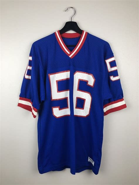 Vtg Authentic Lawrence Taylor New York Giants Macgregor Sand Knit Size