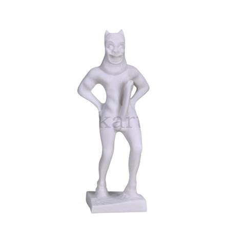 Satyr Faunus Faun Phallus Nude Male Greek Alabaster Statue Sculpture