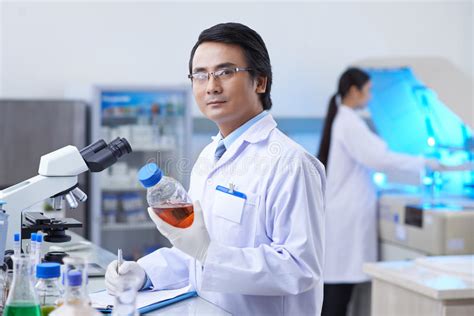 Pharmaceutical Chemist Stock Photo Image Of Asian Discovery 63824966