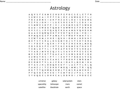 Download Word Search On Zodiac Signs Astrology Word Search Wordmint