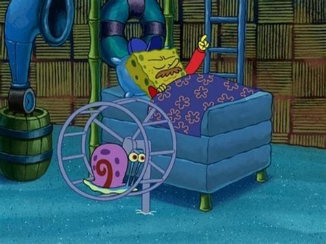 Image 800px Gary And Spongebob The Great Snail Race The