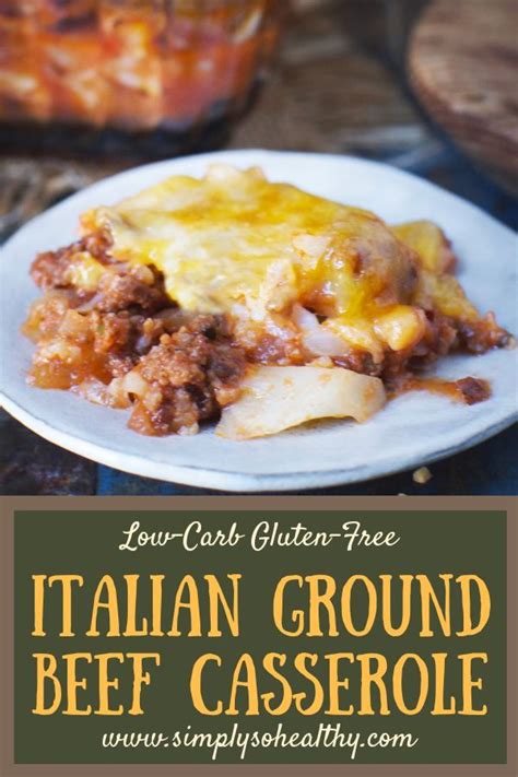 Fish and other kinds of seafood are a relatively lean type of protein, which makes them a good choice for people with diabetes; Keto-Friendly Italian Ground Beef Casserole | Recipe ...