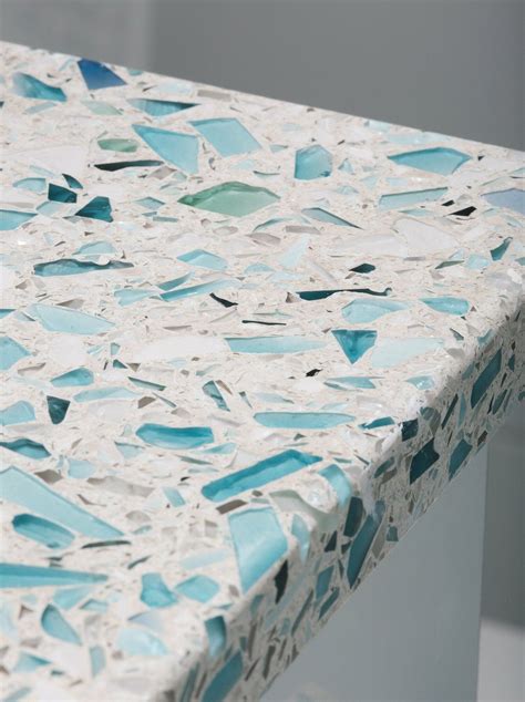 Introducing Sea Pearl The Crushed Glass Countertop With The Feel Of A Beach Glass Jewel Beach