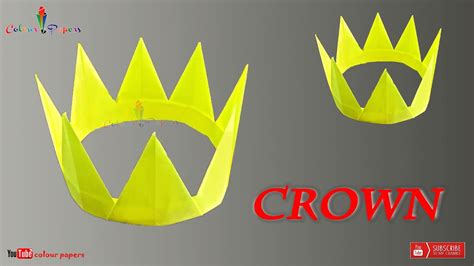 How To Make A Crown Out Of Paper Origami