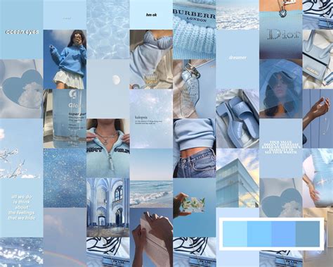 48 Light Blue Aesthetic Pictures For Wall