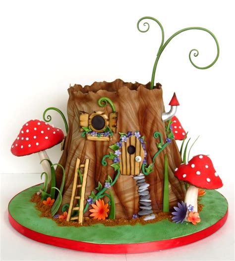 Adorable Tree House Cake This Really Looks Cute Please Check Out My
