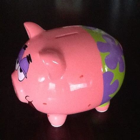 Patrick Star Spongebob Squarepants Official Ceramic Piggy Coin Money