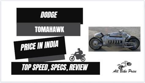 Dodge Tomahawk Price In India 2023 Specs Top Speed Images