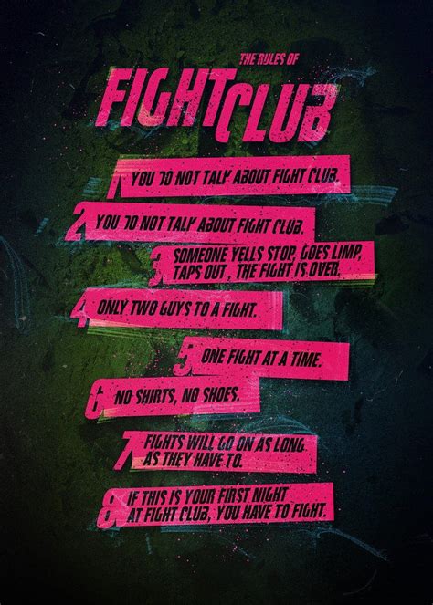 Fight Club Fight Club Rules Fight Club Fight Club Poster Fight Club Quotes Hd Phone