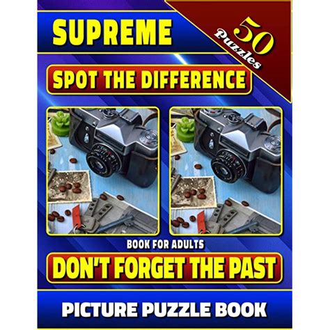 Buy Supreme Spot The Difference Book For Adults Dont Forget The Past