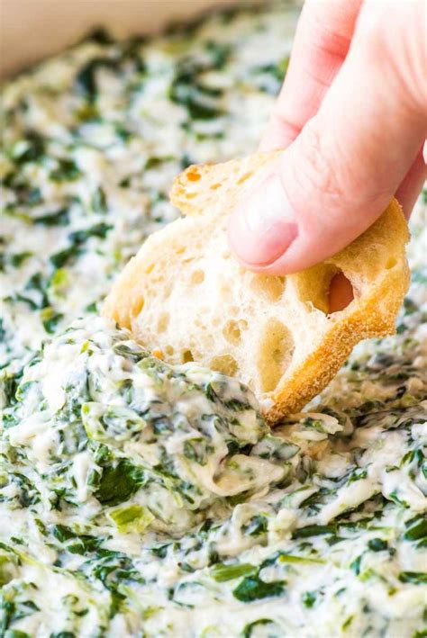 Creamy Spinach Dip Homemade Hooplah