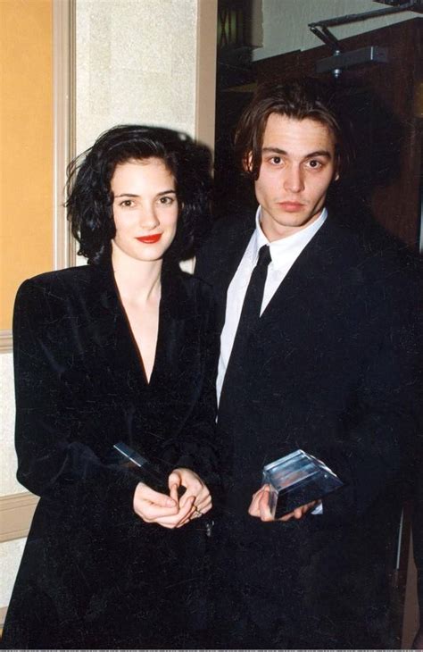 Johnny Depp And Winona Ryder In Early 1990s Rpics