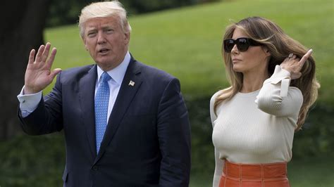 Melania Trump Slaps Donald Trumps Hand In Tel Aviv Israel Marie Claire