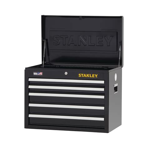 300 Series 26 In W 5 Drawer Tool Chest Stst22657bk Stanley Tools