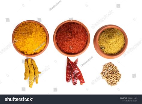 Indian Colourful Spices Know Red Chilli Stock Photo 2098411483