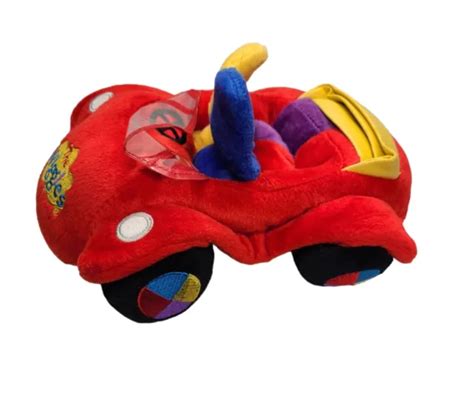 The Wiggles Big Red Car Plush Toy 10 Long Embroidered Headlights 75