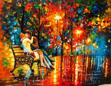 China Handmade Reproduction Leonid Afremov Oil Paintings On Canvas My