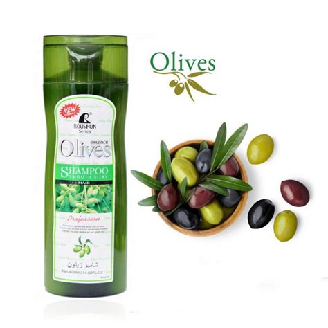 essence olive shampoo smooth silky hair roushun 400ml eshop lk