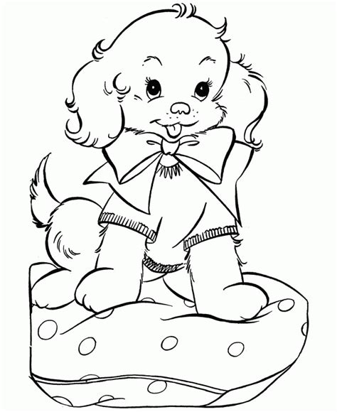 Puppy, kittens, christmas trees, candy canes, a snowman and reindeer are just a few of the many coloring sheets and pictures in this section. Coloring Pages For Girls Puppies - Coloring Home