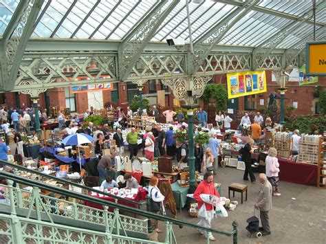 Tynemouth Flea Market In Tynemouth Tyne And Wear United Kingdom