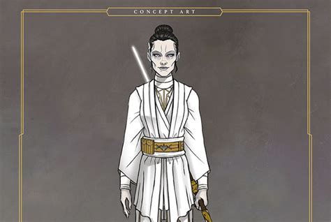 The High Republic Concept Art Of Jedi Orla Jareni Cover For Marvels