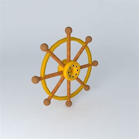 Ships Wheel 3d Model Cgtrader