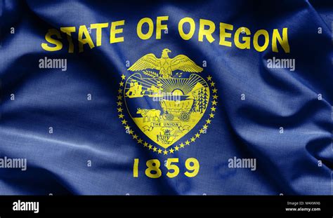 Map Oregon State Flag Image Hi Res Stock Photography And Images Alamy