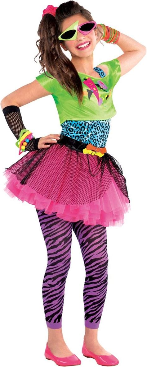 Schrille Farben Und Discoszene Das Sind Die 80er Jahre Mit Dem 80er Jahre Dance Girl Kostüm