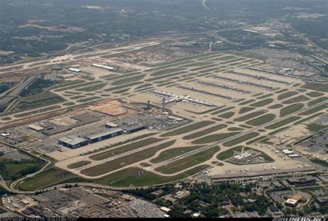 Atlanta Hartsfield International Airport Aerial View Atlanta Georgia