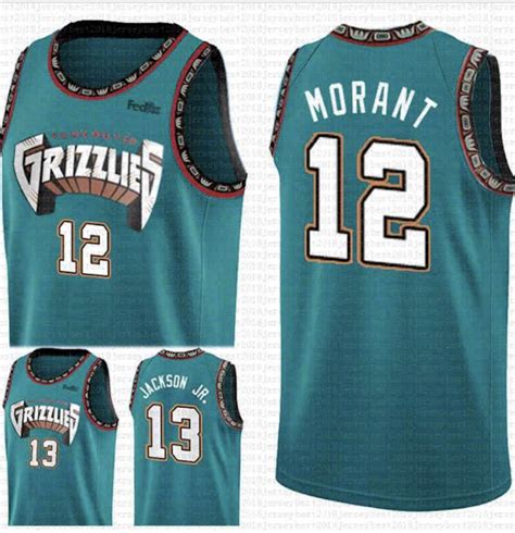 Vancouver Grizzlies Ja Morant 12 Classic Green Jersey Size S M L