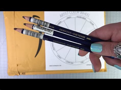 Unboxing And Testing Derwent Inktense Colored Pencils Part Youtube