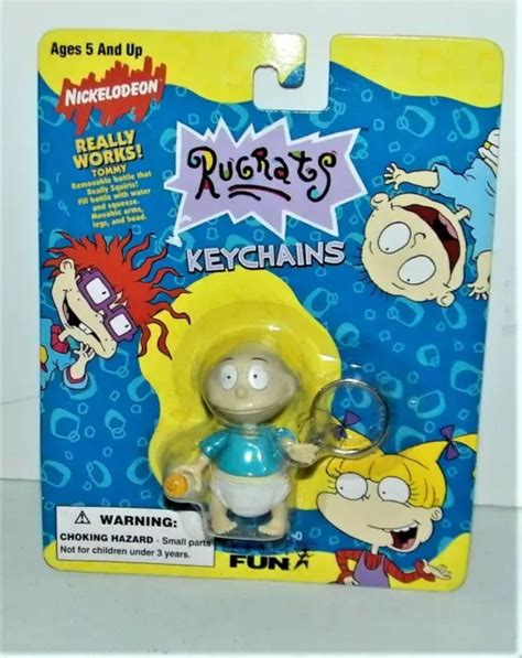Nickelodeon Rugrats Tommy Keychain Figure Actually Works New Vintage 1997 Basic 1495 Picclick