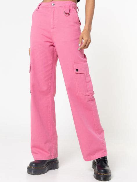 Hot Pink Utility Trousers Minga London