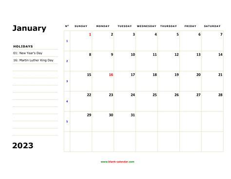 90 Best Ideas For Coloring Monthly Calendar 2023